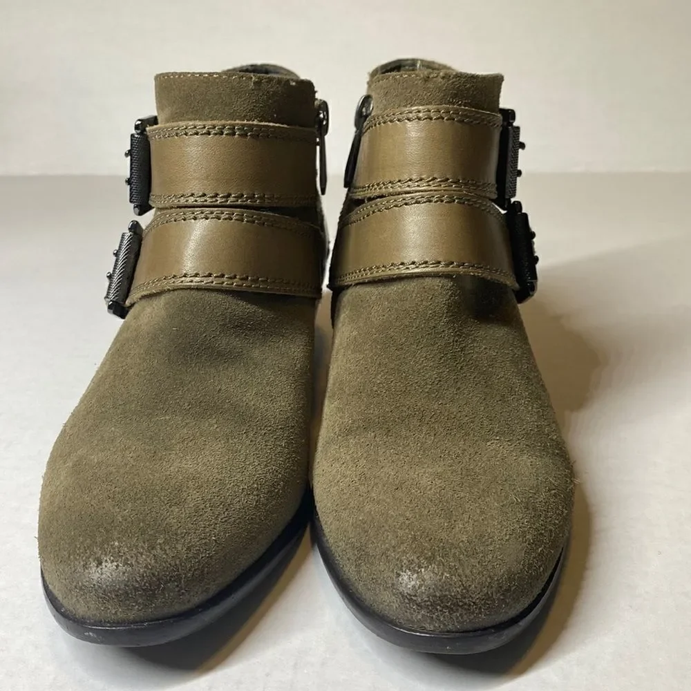 ‎Sam Edelmom Booty111 Size 4M Leather Buckle Accents